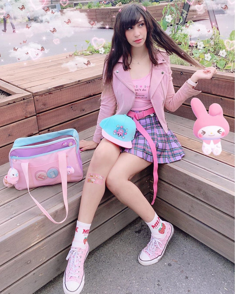 Handy heart handbag - bunny purse - crossbody - bags - fairy kei - fashion