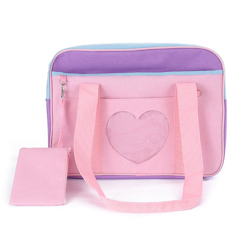 Handy heart handbag - bunny purse - crossbody - bags - fairy kei - fashion