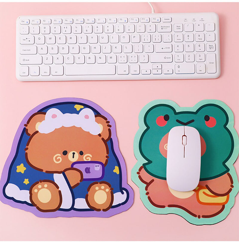 Happy bear small mouse pads - bears - gamer - girls - gaming mouse pad