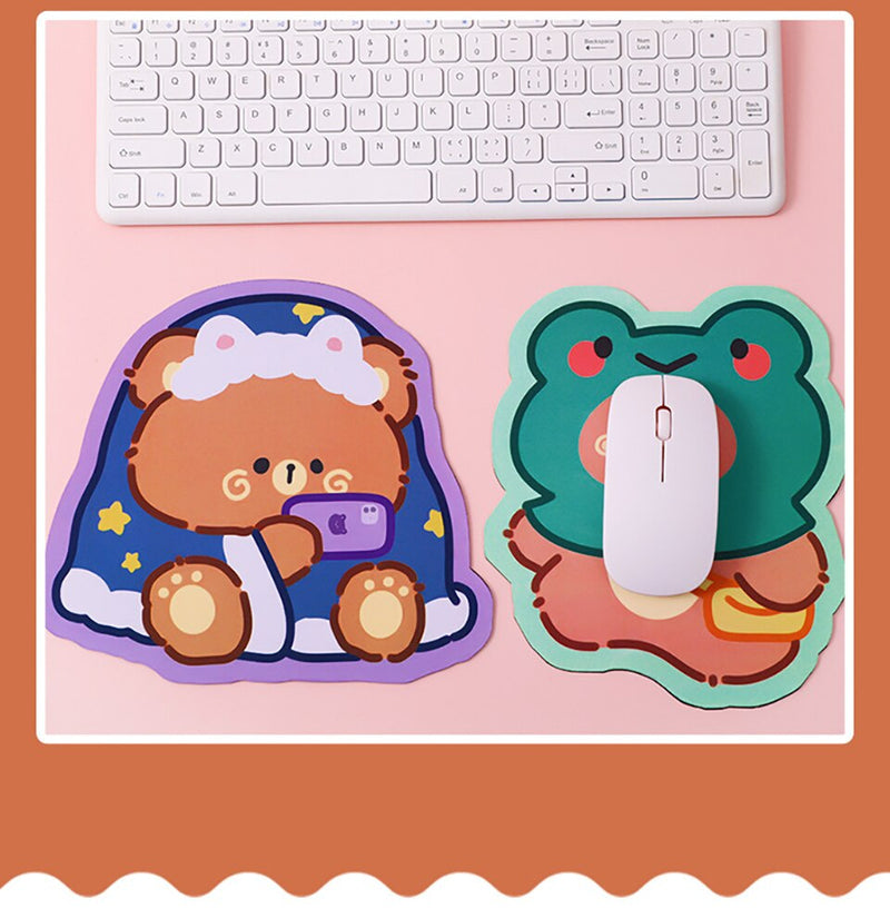 Happy bear small mouse pads - bears - gamer - girls - gaming mouse pad