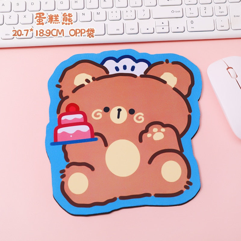 Happy bear small mouse pads - bears - gamer - girls - gaming mouse pad