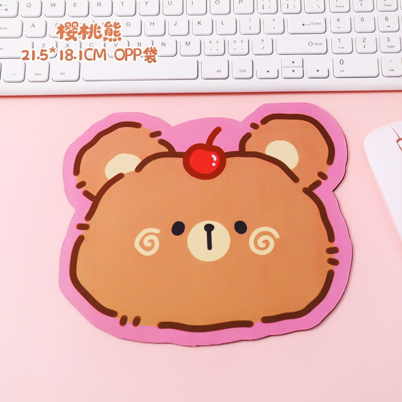 Happy bear small mouse pads - bears - gamer - girls - gaming mouse pad