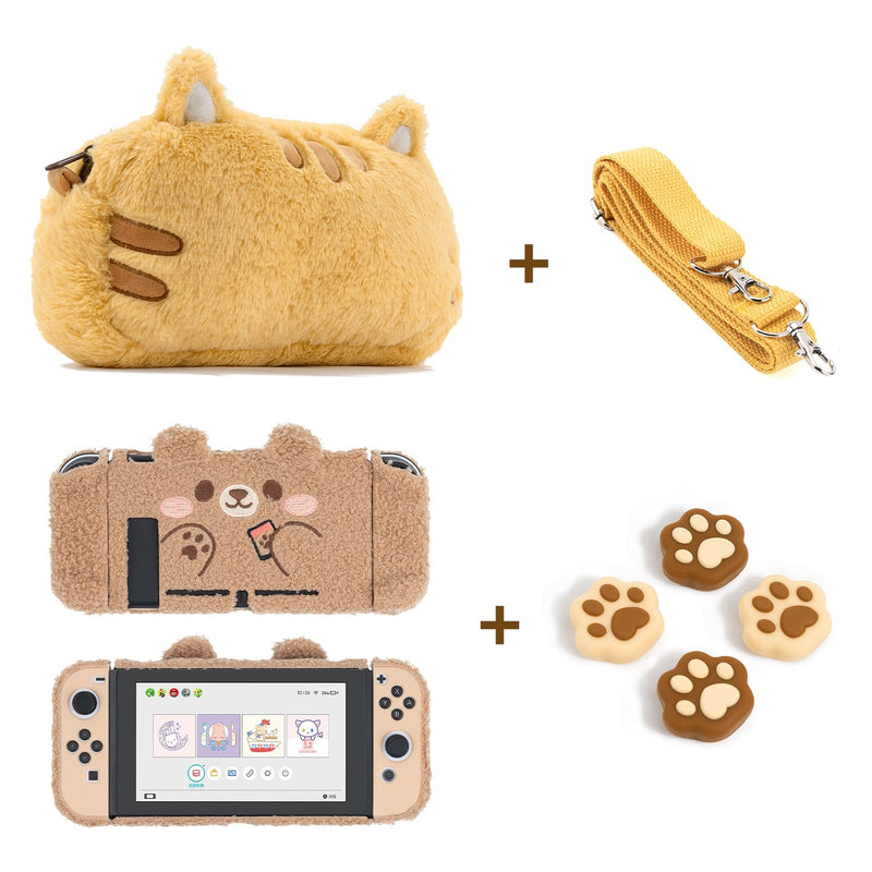 Happy bear switch cover - nintendo - switch - cover - skin