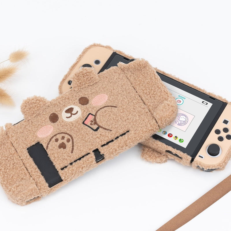 Happy bear switch cover - nintendo - switch - cover - skin