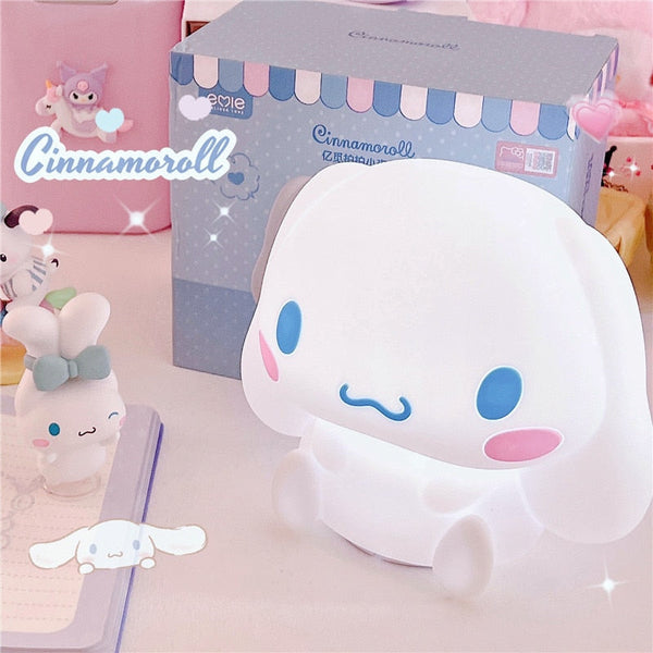 Happy cinna night light - cinnamoroll - home decor - kawaii - lamp - led