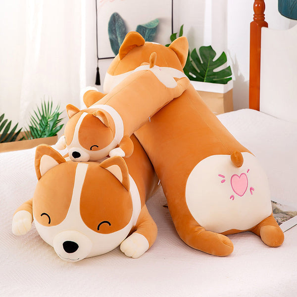 Happy laying corgi plush - dog - kawaii - plush toys - plushies - puppy