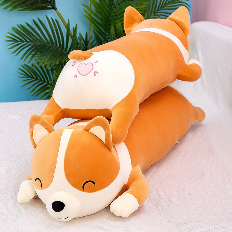 Happy laying corgi plush - dog - kawaii - plush toys - plushies - puppy