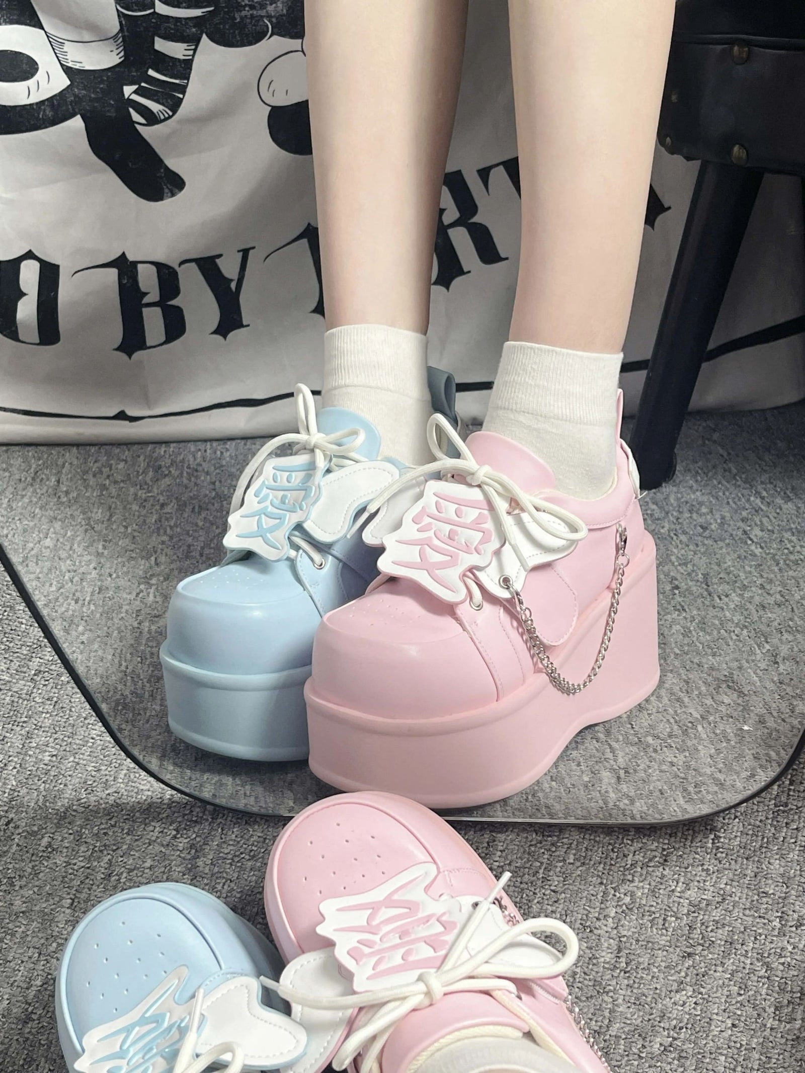 Harajuku Medic Platform Sneakers – Kawaii Babe