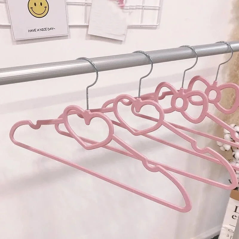 Heart shaped clothes hangers - hanger - heart - hearts - kawaii - babe