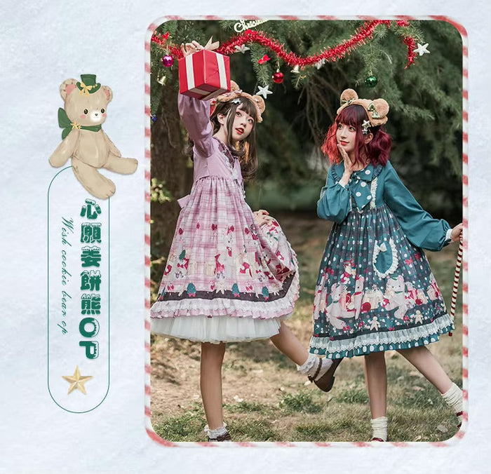 Holiday Bazaar Lolita Dress Christmas Xmas Santa – Kawaii Babe