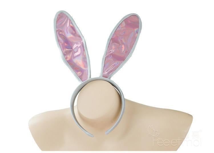 Holographic bunny outfit - bunny - cosplay - ears - rabbit