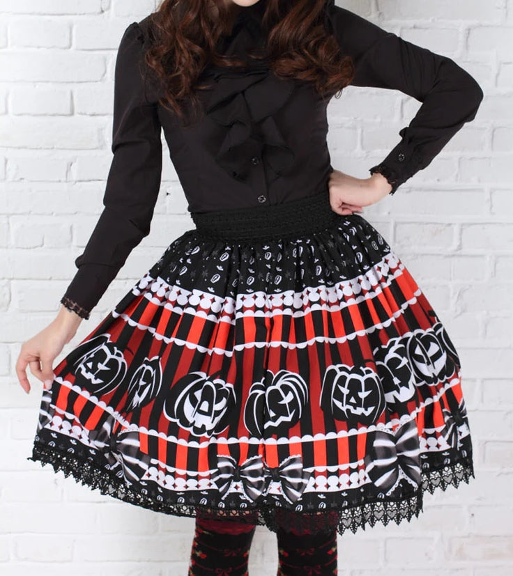 Jack-o-lantern skirt - creepy cute - egl - community - gore - goth