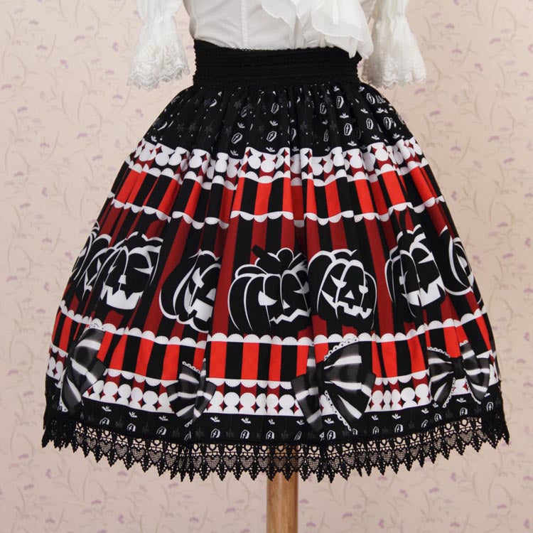 Jack-o-lantern skirt - creepy cute - egl - community - gore - goth