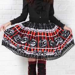 Jack-o-lantern skirt - creepy cute - egl - community - gore - goth