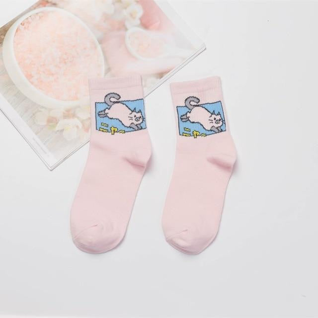 Japanese dino socks - ankle socks - cotton - dino - dinosaurs - green dinosaur