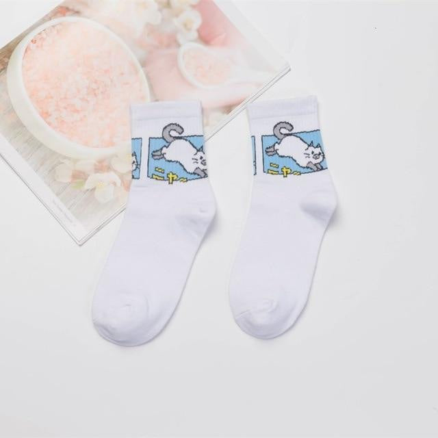 Japanese dino socks - ankle socks - cotton - dino - dinosaurs - green dinosaur