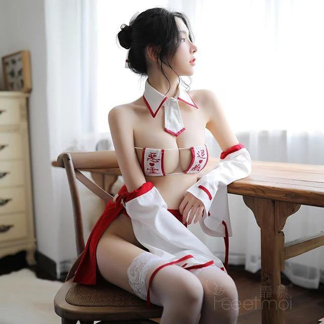 Japanese Nurse Cosplay Set Kimono Lingerie Costume | Kawaii Babe Japanese Nurse Cosplay Set Kimono Lingerie Costume | Kawaii Babe