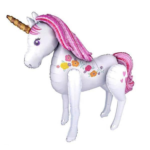 Jumbo blow up unicorn - balloon - balloons - decoration - fluffy unicorns - foil