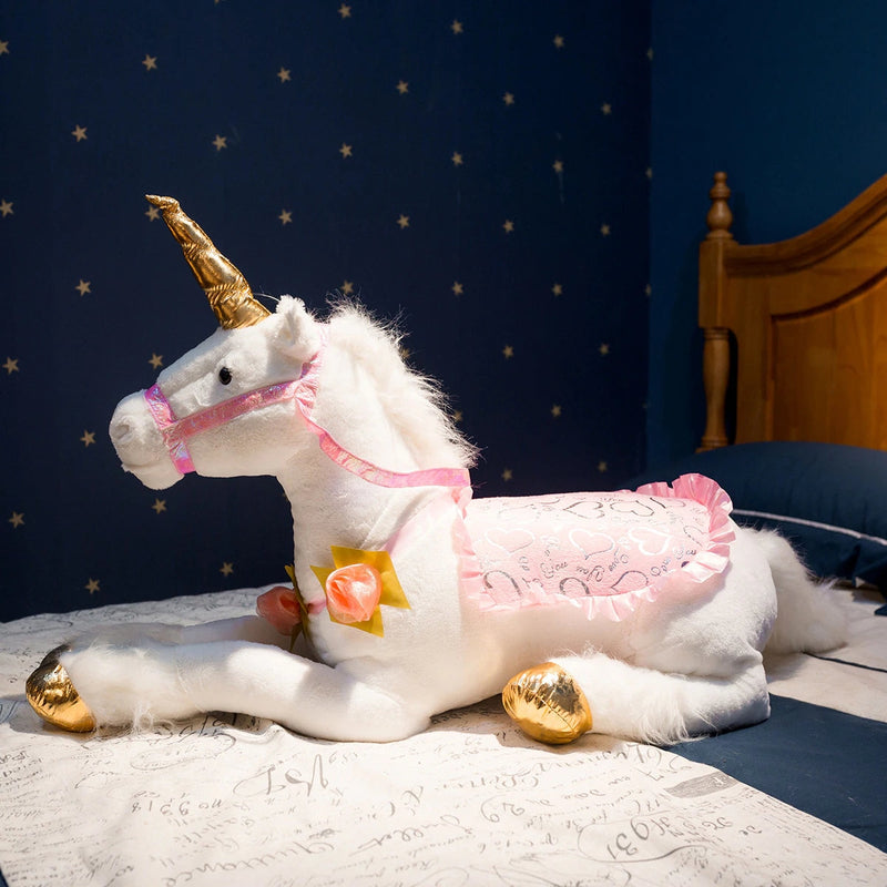 Unicorn Toddler Tote Bag, Colorful Plush Princess Cute Unicorn