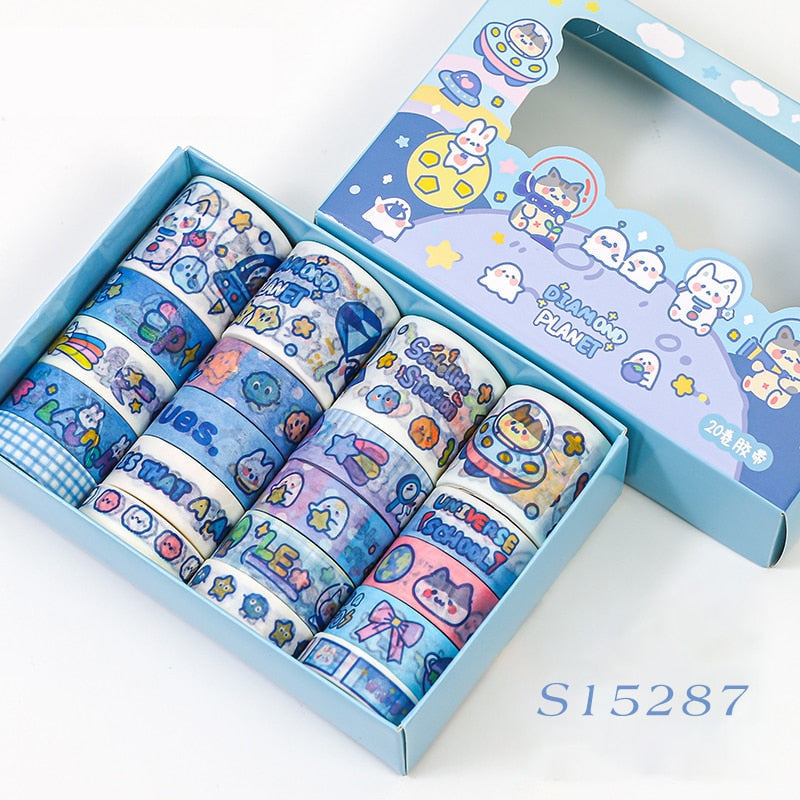 Kawaii animal washi tape set - stationary - stationery - sticker set - stickers - tape