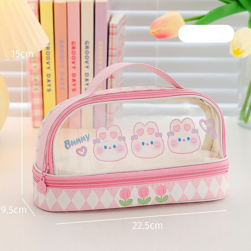 Kawaii Bunny Stationary & Make-up Bag – Kawaii Babe