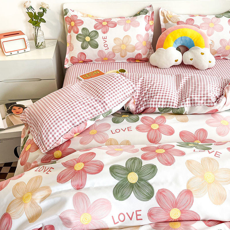 Kawaii cartoon bedding sets - bear - bedding - set - blanket - comforter