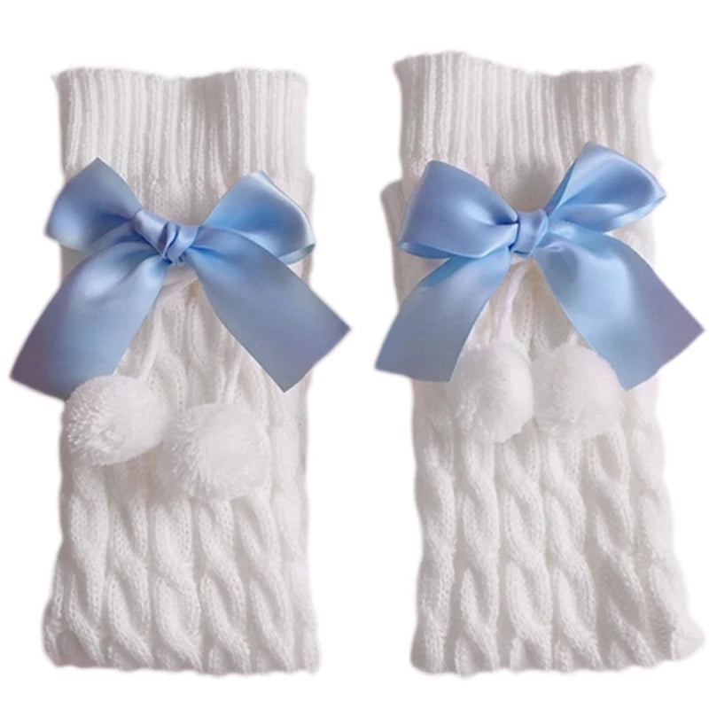 Kawaii cotton bow leg warmers - kawaii - leg warmers - socks - stockings