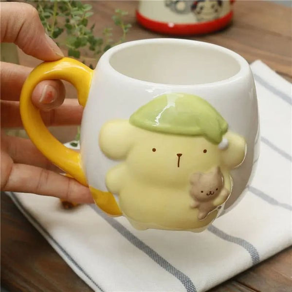 Kawaii cozy pompompurin coffee cup mug