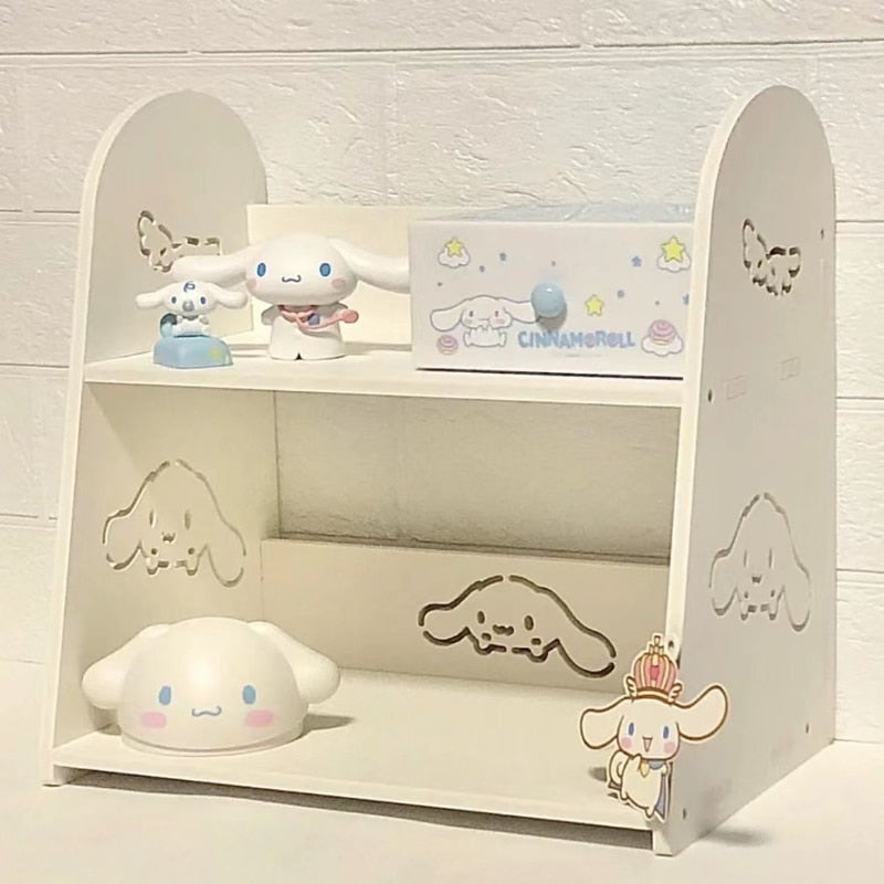 Kawaii double layer display shelves - hello kitty - kawaii - sanrio - shelves - shelving