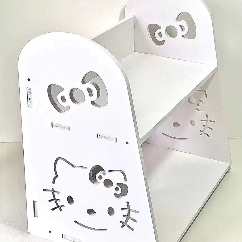 Kawaii double layer display shelves - hello kitty - kawaii - sanrio - shelves - shelving