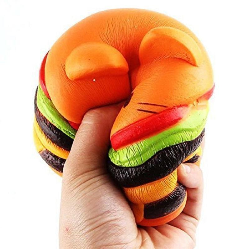 Kawaii food squishies - burger - burgers - cat - food - squishy