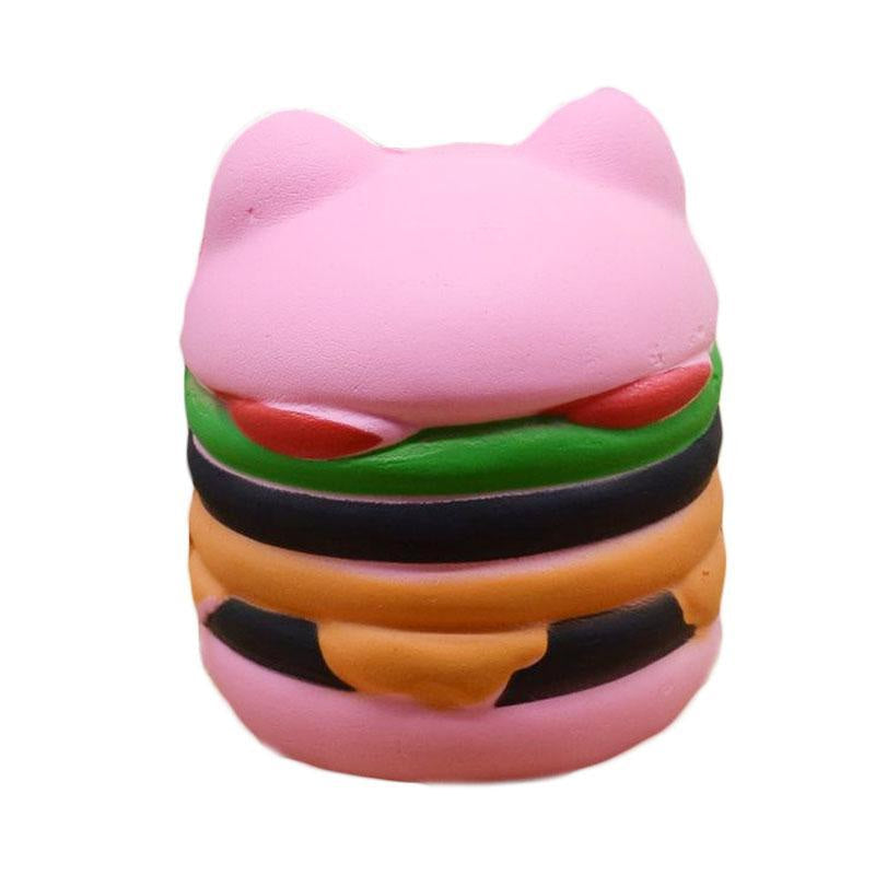 Kawaii food squishies - burger - burgers - cat - food - squishy