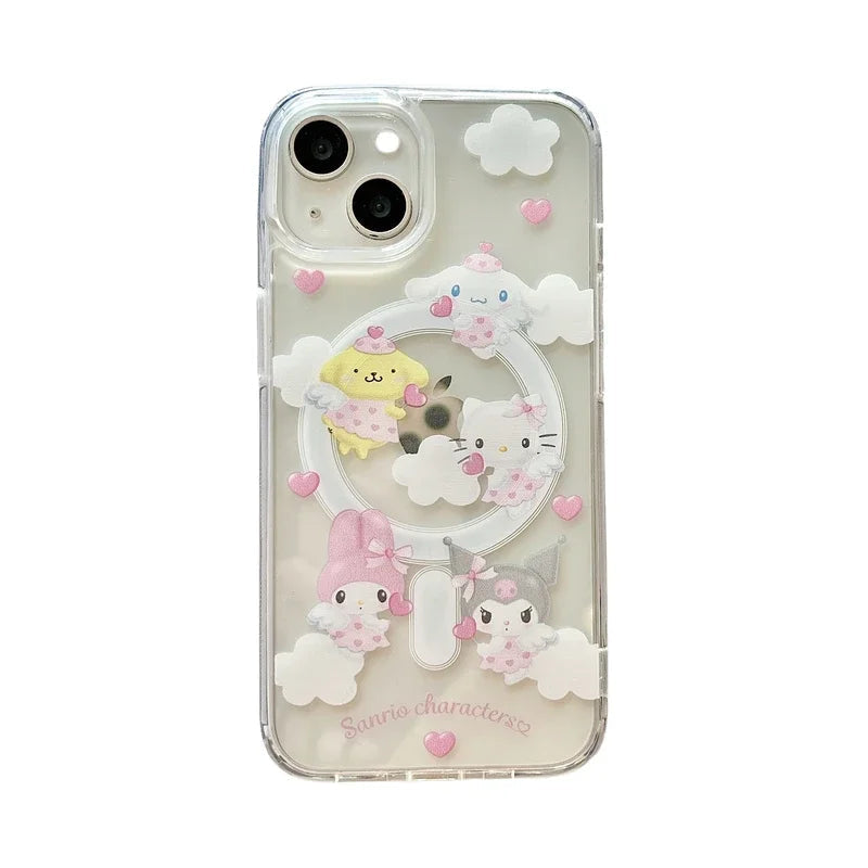 Kawaii friends grip iphone case - kawaii - phone case - cover - sanrio