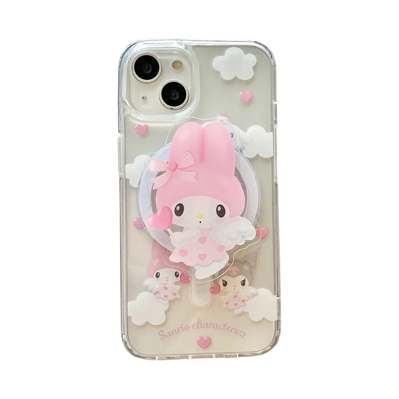 Kawaii friends grip iphone case - kawaii - phone case - cover - sanrio