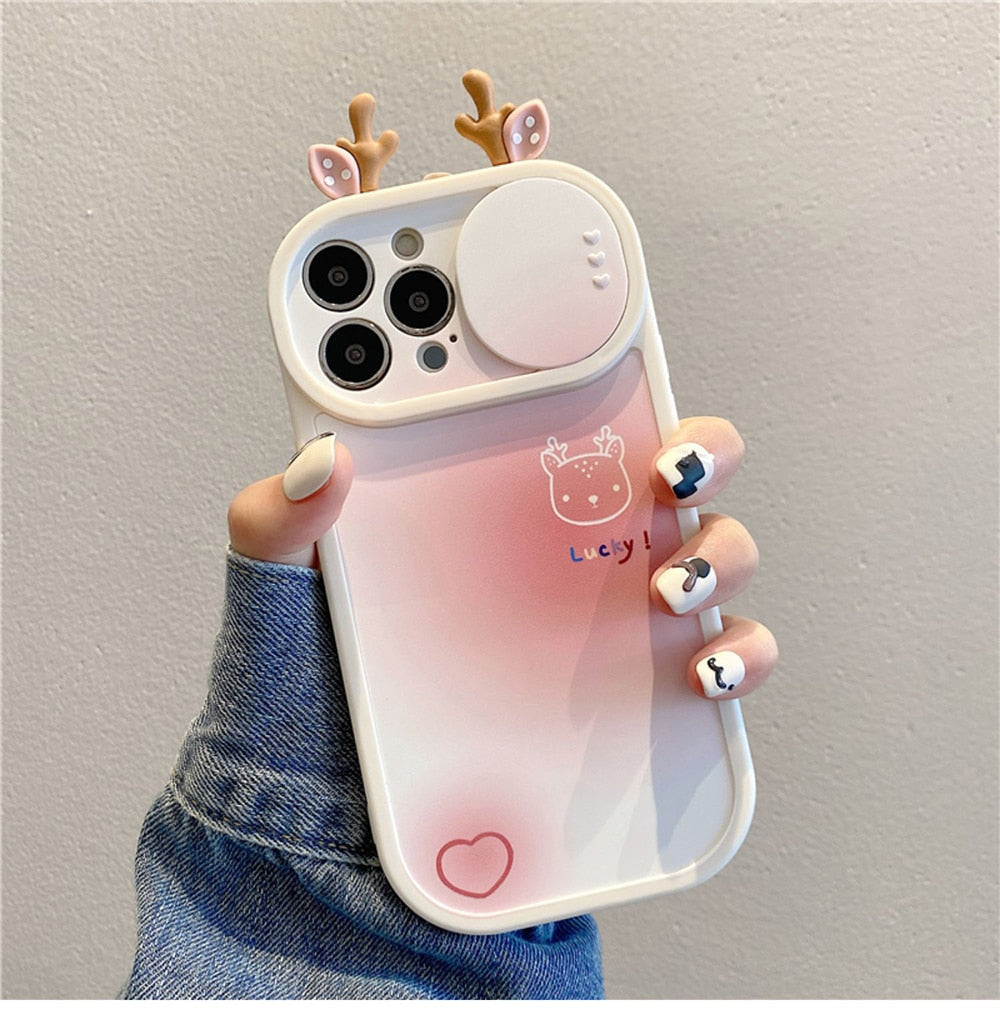 Kawaii Friends Bunny Bear iPhone Case And Camera Cover Kawaii Friends Bunny Bear iPhone Case And Camera Cover