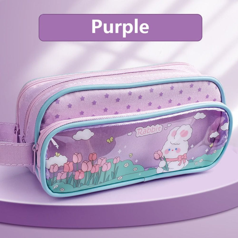 Kawaii friends large pencil case - kawaii - pen holder - pencil case - stationery