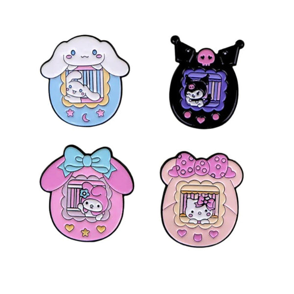 Kawaii gamer enamel pins - brooches - enamel pins - kawaii - lapel - sanrio