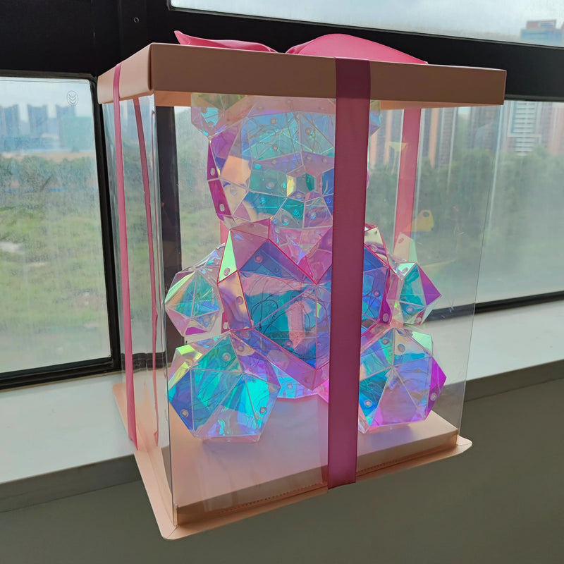 Kawaii geometric lovecore table lamp cute lighting