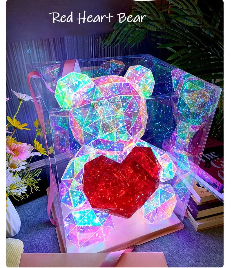 Kawaii geometric lovecore table lamp cute lighting