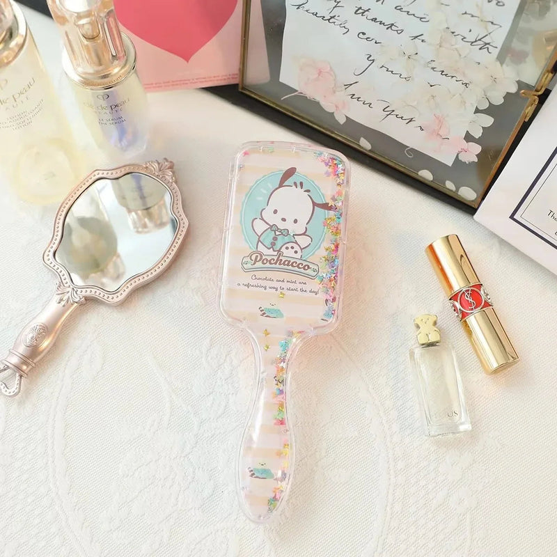 Kawaii glitter hair brush - brush - cinnamoroll - comb - glitter - hair