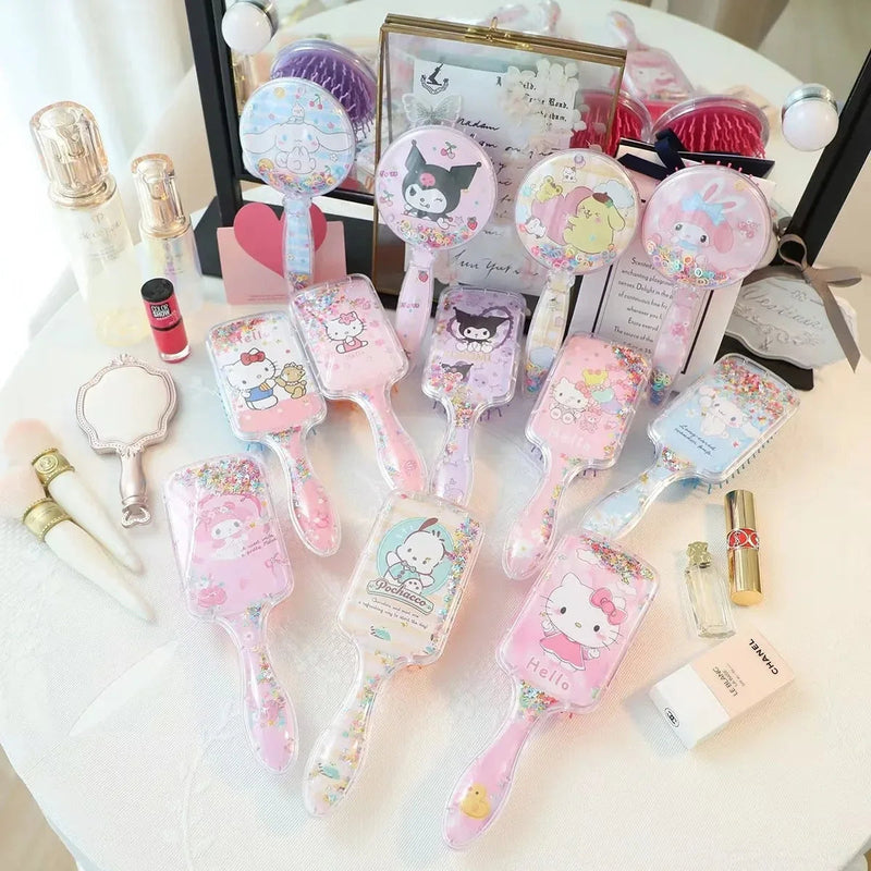 Kawaii glitter hair brush - brush - cinnamoroll - comb - glitter - hair