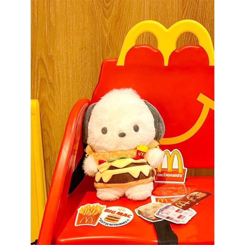 Kawaii hamburger puppy bag - big mac - burger - cross body bag - cute - fox