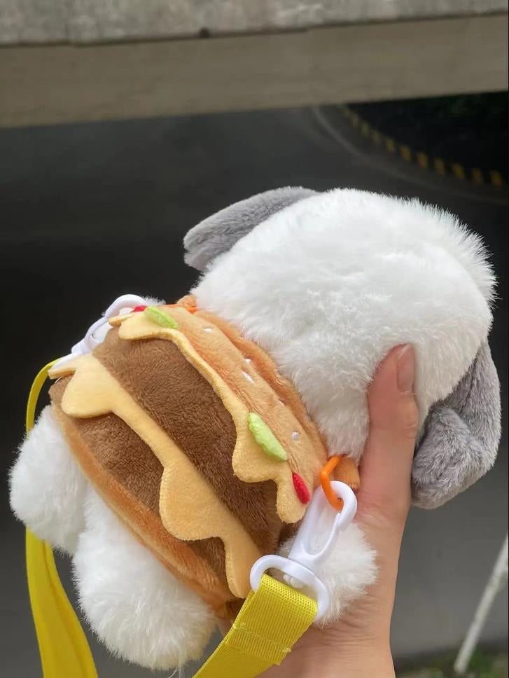 Kawaii hamburger puppy bag - big mac - burger - cross body bag - cute - fox