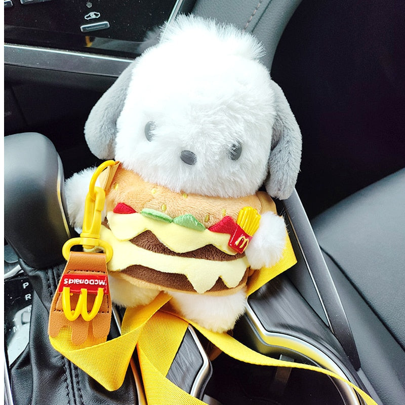 Kawaii hamburger puppy bag - big mac - burger - cross body bag - cute - fox