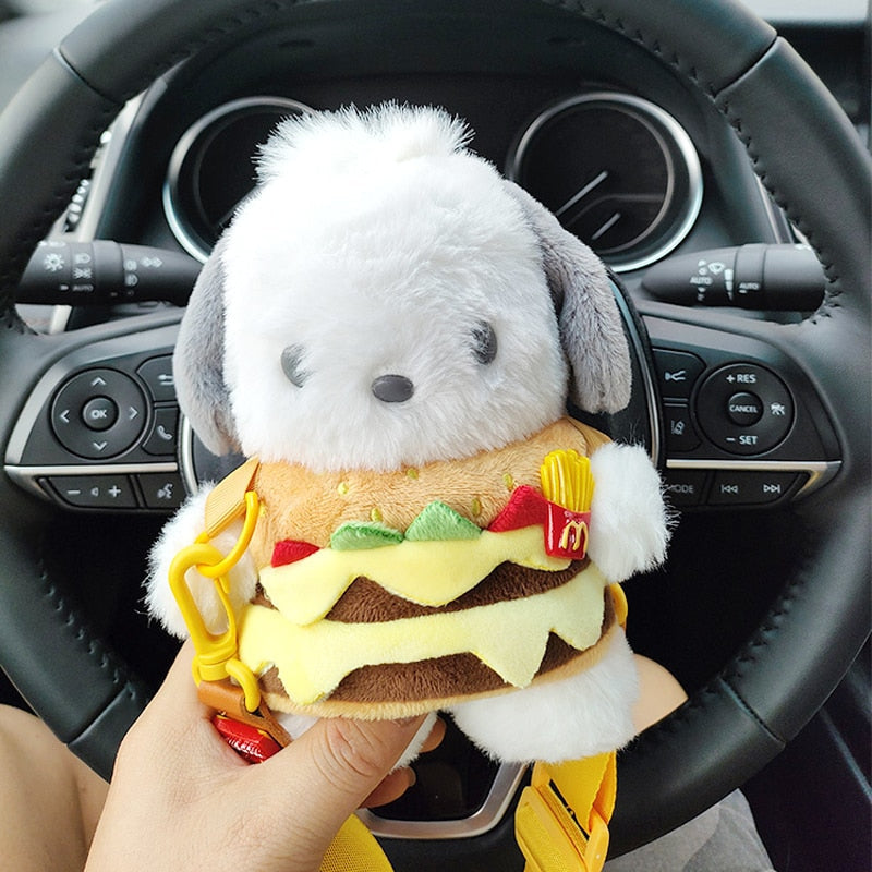 Kawaii hamburger puppy bag - big mac - burger - cross body bag - cute - fox