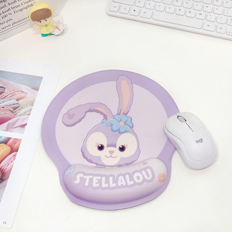 Kawaii mousepad with wrist support - cinnamoroll - gamer - gaming - kuromi - mouse pad