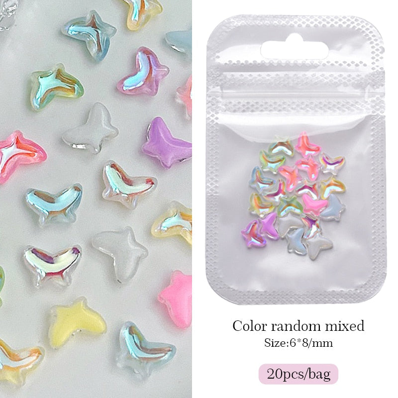 Kawaii nail art sticker gems - bows - charms - gems - hearts - jewels