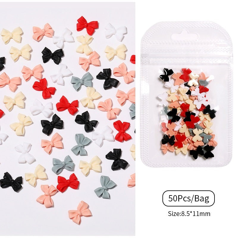 Kawaii nail art sticker gems - bows - charms - gems - hearts - jewels