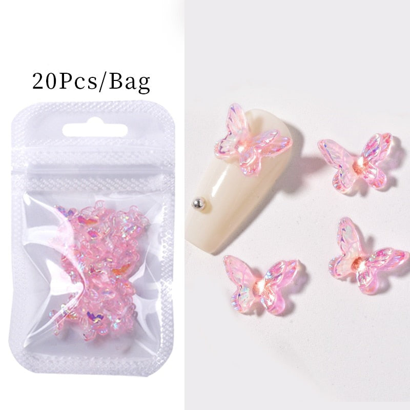 Kawaii nail art sticker gems - bows - charms - gems - hearts - jewels