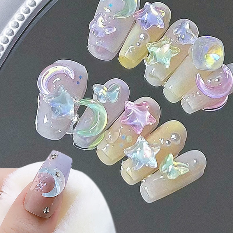 Kawaii nail art sticker gems - bows - charms - gems - hearts - jewels